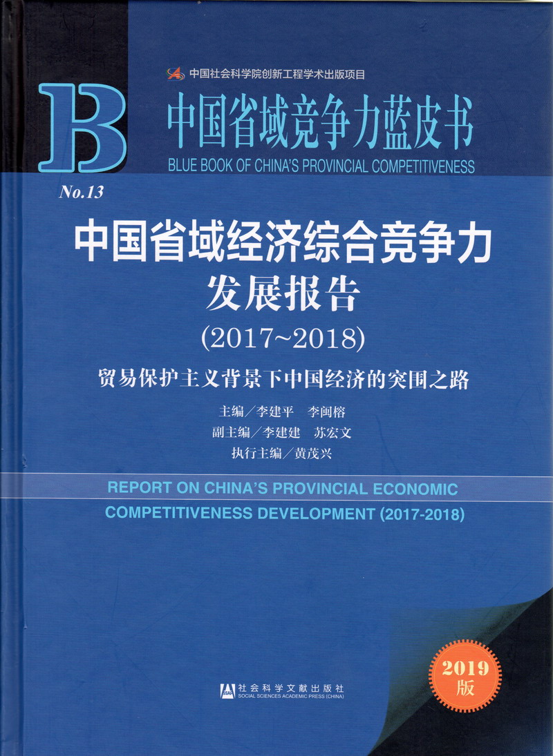 大鸡吧网在线中国省域经济综合竞争力发展报告（2017-2018）